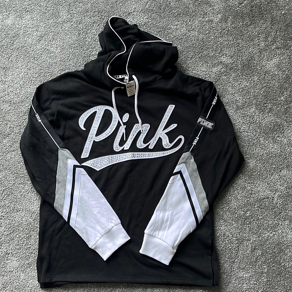 Black VS Pink Oversized Hoodie